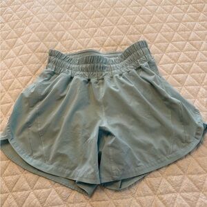 Women's Light Blue Lululemon Shorts 4 inch!!